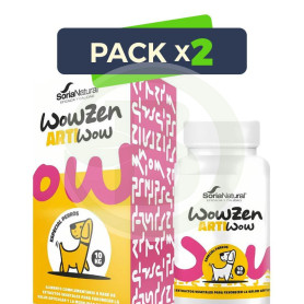 Pack 2x Artiwow Perros 10Kg 60 Comprimidos Soria Natural