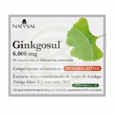 Ginkgosul 6.000Mg. 60 Comprimidos Natysal