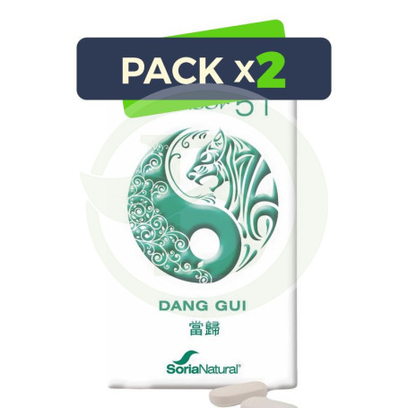 Pack 2x Chinasor 51 Dang Gui 30 Comprimidos Soria Natural