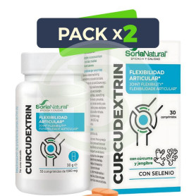 Pack 2x Curcudextrin 30 Comprimidos Soria Natural