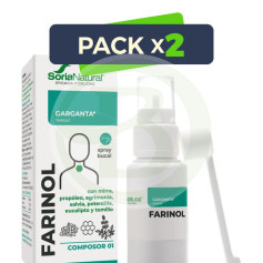 Pack 2x Composor 1 Farinol 50Ml Soria Natural
