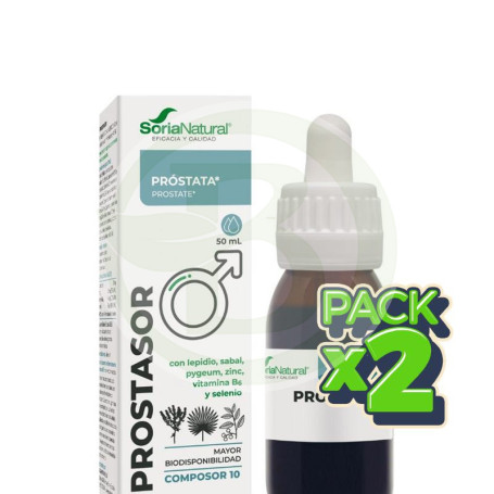 Pack 2x Composor 10 Prostasor 50Ml Soria Natural