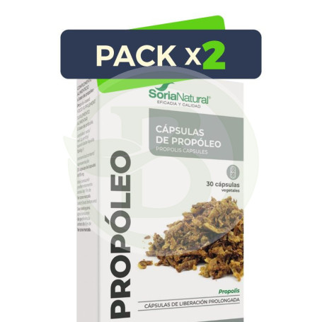 Pack 2x Propóleo 30 Cápsulas Soria Natural