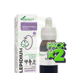 Pack 2x Composor 25 Lepidium 50Ml Soria Natural