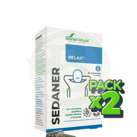 Pack 2x Sedaner 30 Cápsulas Soria Natural