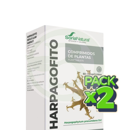 Pack 2x Harpagofito 60 Comprimidos Soria Natural