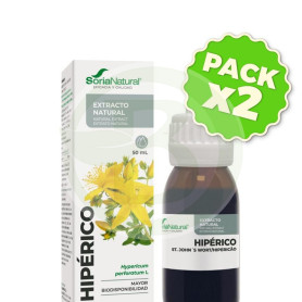 Pack 2x Extracto De Hipérico 50Ml Soria Natural
