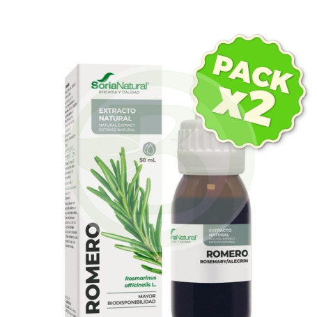 Pack 2x Extracto De Romero 50Ml Soria Natural