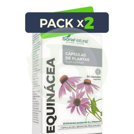 Pack 2x Equinácea 30 Cápsulas Soria Natural
