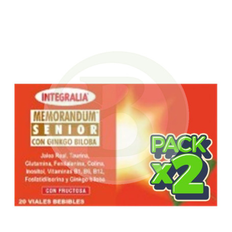 Pack 2x Memorandum Senior con Ginkgo Integralia