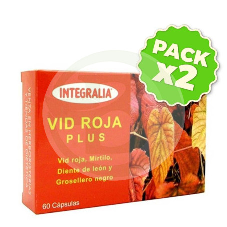 Pack 2x Vid Roja Plus Cápsulas Integralia