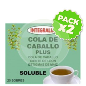 Pack 2x Cola de Caballo Plus Soluble 20 Sobres Integralia