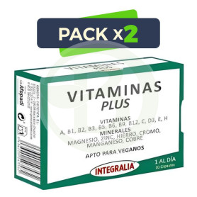 Pack 2x Vitaminas Plus Integralia