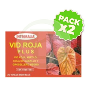 Pack 2x Vid Roja Plus Viales Integralia
