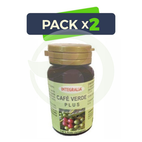 Pack 2x Café Verde Plus 60 Cápsulas Integralia