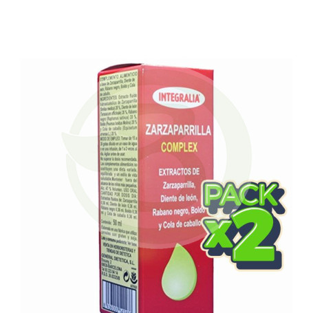 Pack 2x Zarzaparrilla Complex 50Ml. Integralia