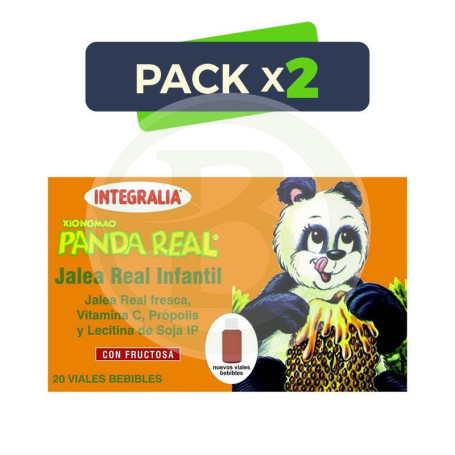 Pack 2x Xiong Panda Real 20 Viales Integralia