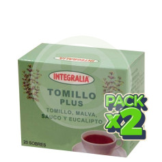 Pack 2x Tomillo Plus 20 Sobres Integralia