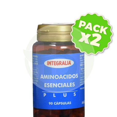 Pack 2x Aminoacidos Esenciales Plus 90 Cap Integralia