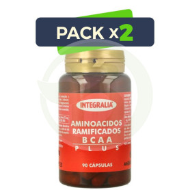 Pack 2x Aminoacidos Ramificados Bcaa 90 Cap Integralia