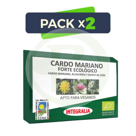 Pack 2x Cardo Mariano Forte Eco 60 Cápsulas Integralia