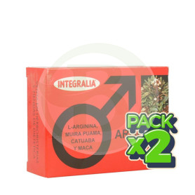 Pack 2x Arginina Plus 60 Cápsulas Integralia