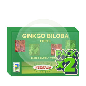 Pack 2x Ginkgo Biloba Forte Eco 60 Cápsulas Integralia