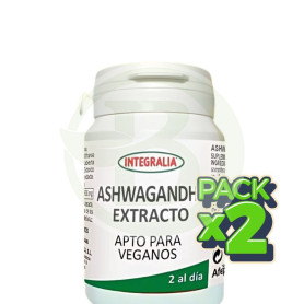 Pack 2x Extracto De Ashwagandha 60 Cápsulas Integralia