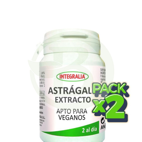 Pack 2x Extracto De Astrágalo 60 Cápsulas Integralia