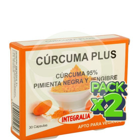 Pack 2x Cúrcuma Plus 30 Cápsulas Integralia