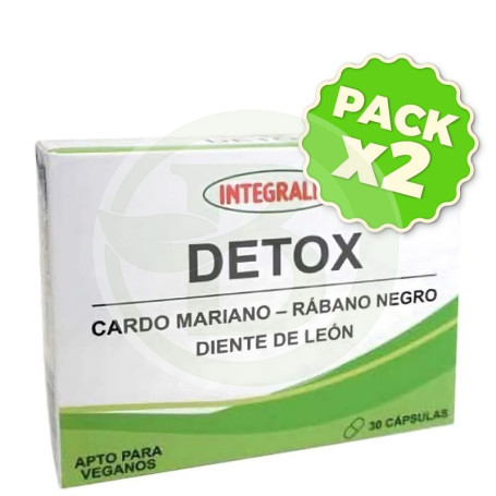 Pack 2x Detox 30 Cápsulas Integralia