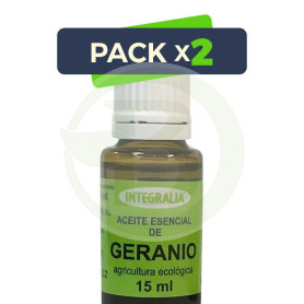 Pack 2x Aceite Esencial De Geranio Eco 15Ml Integralia