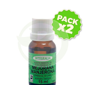 Pack 2x Aceite Esencial De Mejorana Eco 15Ml Integralia