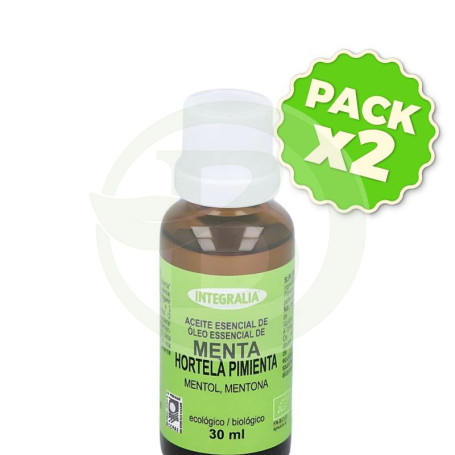 Pack 2x Aceite Esencial De Menta Eco 30Ml Integralia
