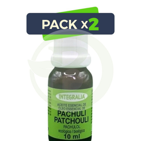 Pack 2x Aceite Esencial De Pachuli Eco 10Ml Integralia