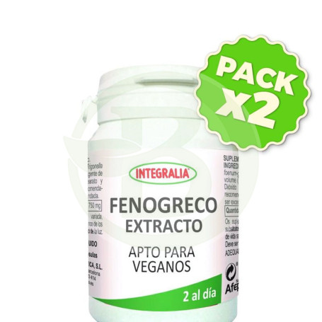 Pack 2x Extracto De Fenogreco 60 Cápsulas Integralia