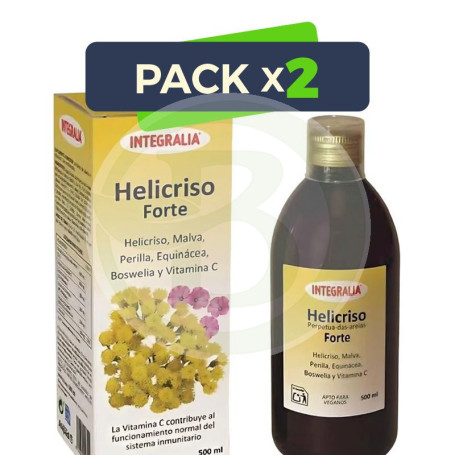 Pack 2x Helicriso Forte Jarabe 500Ml Integralia