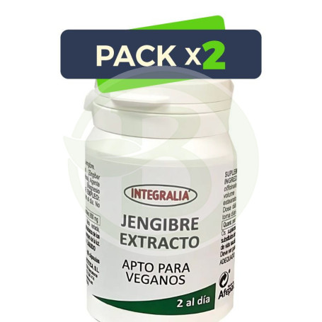 Pack 2x Extracto De Jengibre 60 Cápsulas Integralia