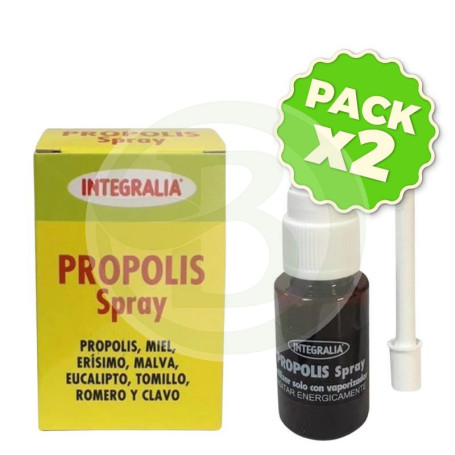 Pack 2x Spray De Própolis con Erisimo 30Ml Integralia