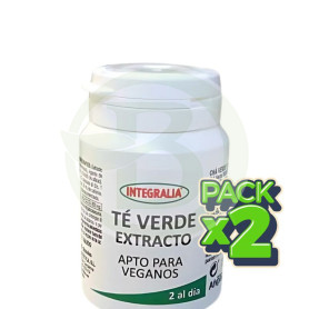 Pack 2x Extracto De Té Verde 60 Cápsulas Integralia