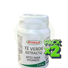 Pack 2x Extracto De Té Verde 60 Cápsulas Integralia