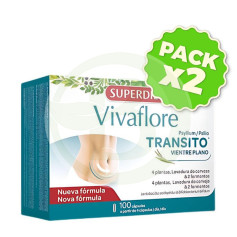 Pack 2x Vivaflore Transito 100 Capsulas Superdiet