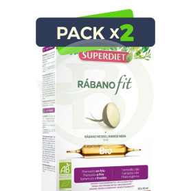 Pack 2x Rábanofit Bio 20 Ampollas Superdiet