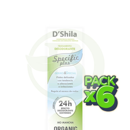Pack 6x Desodorante Specific Plus 60Ml. Shila