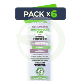 Pack 6x Fito-Loción Doble Función Edad Escolar 125Ml. Shila
