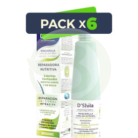 Pack 6x Mascarilla Integral Reparadora Nutritiva 300Ml Shila