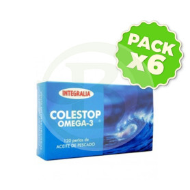 Pack 6x Colestop Omega 3 120 Perlas Integralia