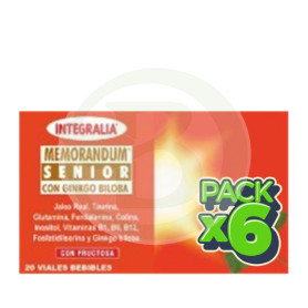 Pack 6x Memorandum Senior con Ginkgo Integralia