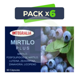 Pack 6x Mirtilo Plus Integralia