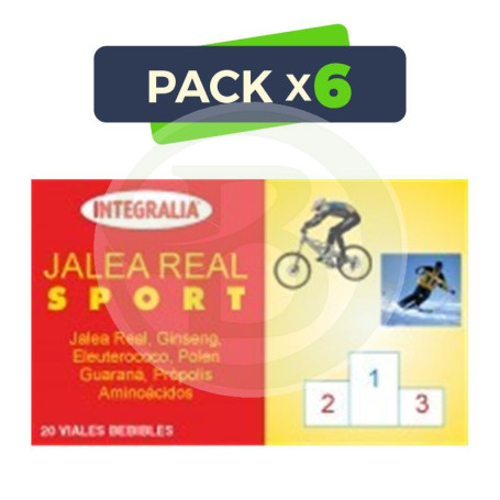 Pack 6x Jalea Real Sport Integralia